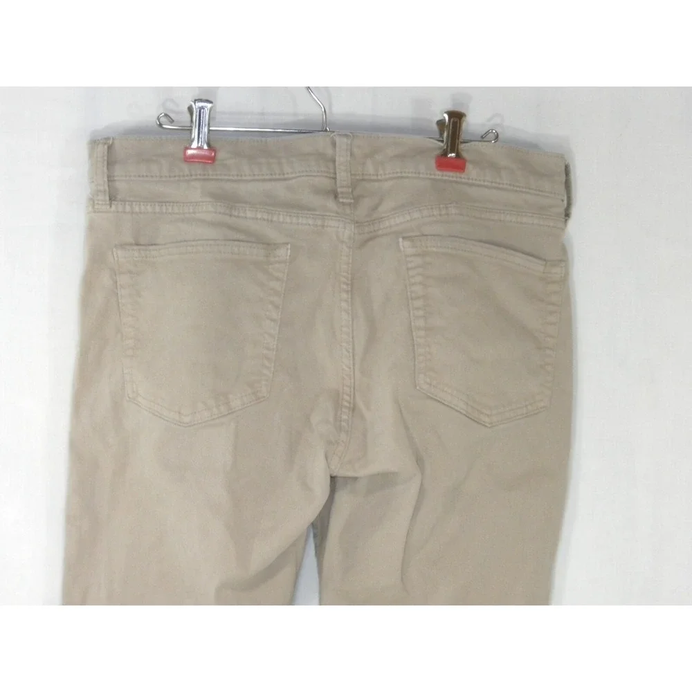 J Crew Pants Mens 34x34 Beige 484 Stretch Chino Slim‎ Fit Tapered Leg Jeans